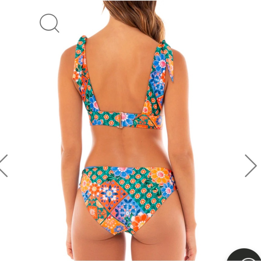 Agua Bendita Multicolor Floral Bikini - Picture 3 of 6